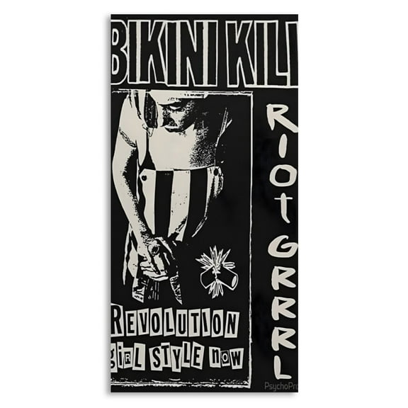 Wall Poster for Bedroom Decor Art Print - Bikini Kill poster (Size: 8'x16')
