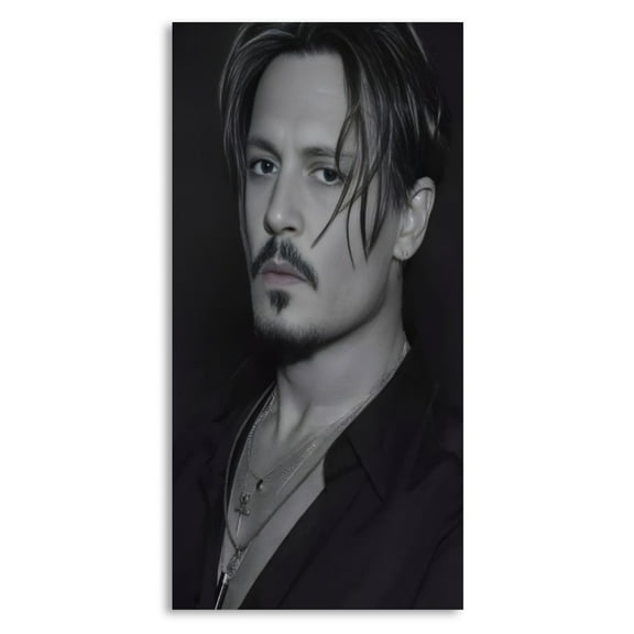 Wall Poster for Bedroom Decor Art Print - Jack Sparrow Actor Johnny Depp (Size: 8'x16')