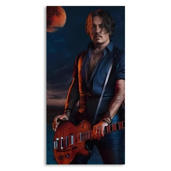 Wall Poster for Bedroom Decor Art Print - Johnny Depp Poster (Size: 8'x16')
