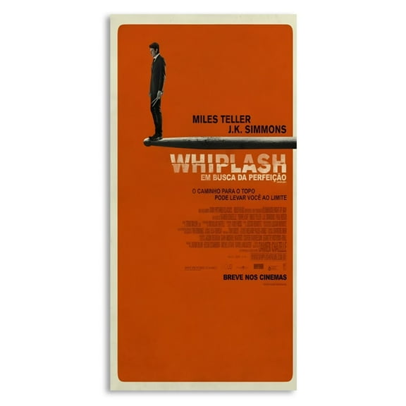Wall Poster for Bedroom Decor Art Print - Whiplash Poster Movie Posters (Size: 12'x24')