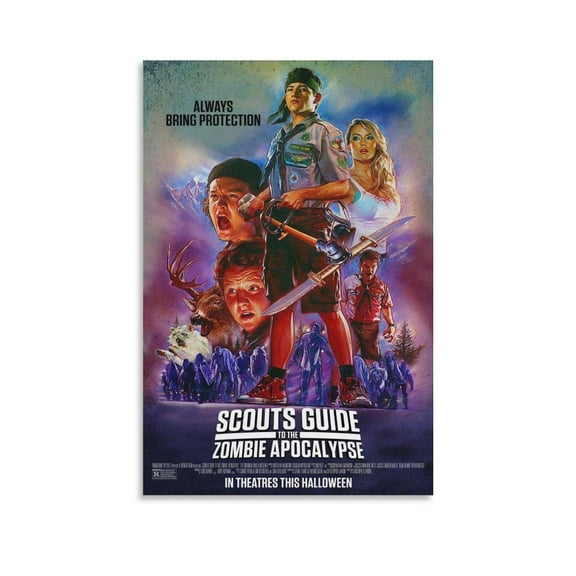 Wall Posters Scouts Guide to The Zombie Apocalypse Movie Posters Prints Canvas Art Poster And Wall Art Picture Print Modern Family Bedroom Decor Posters