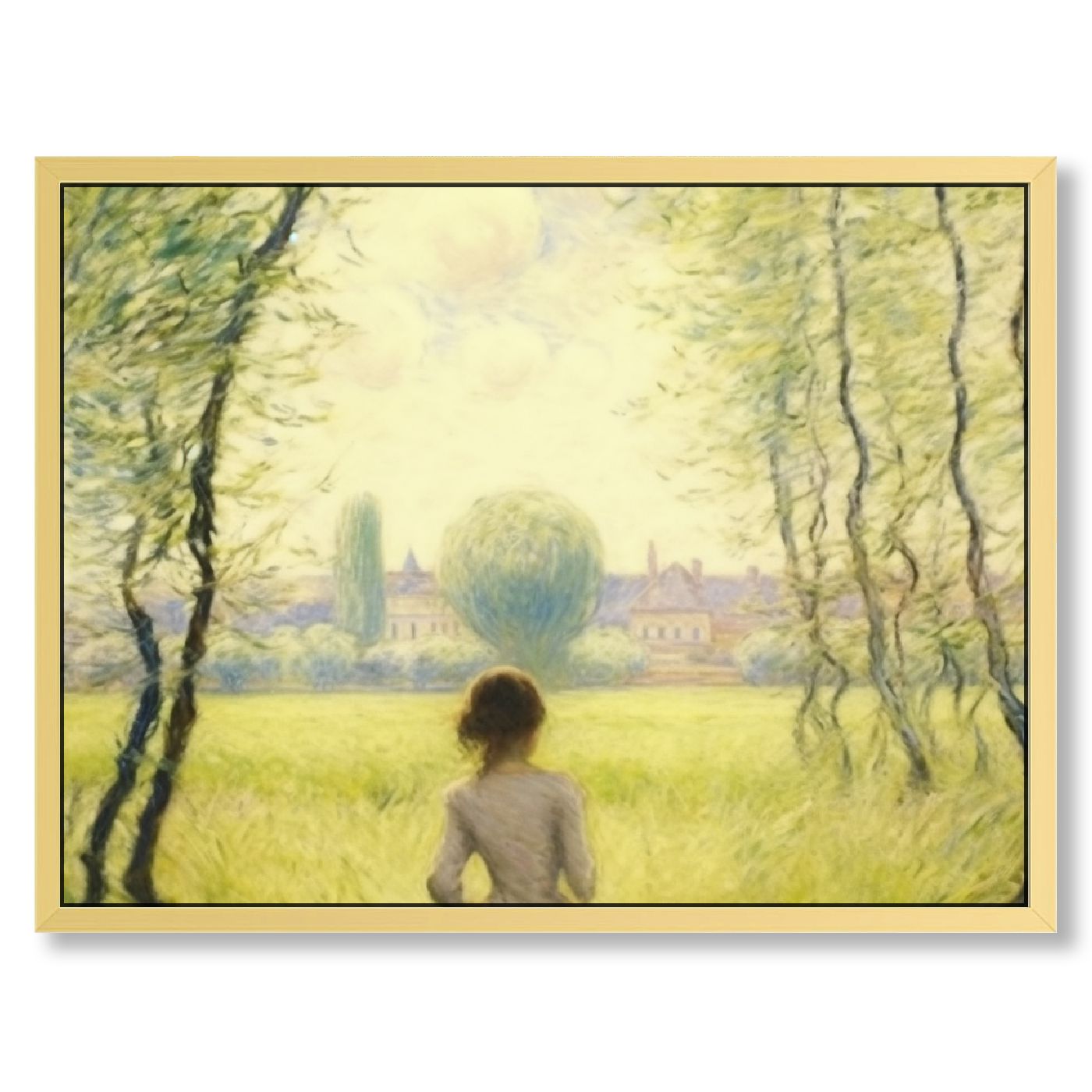 Photo inspiration: Visual Reference: Wall Posters Woman Under Willows Poster