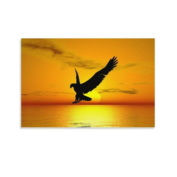 Wall Posters at Sunset by The Sea Landscape Posters Canvas Art Poster And Wall Art Picture Print Modern Family Bedroom Decor Posters