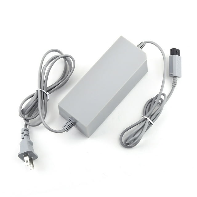 Nintendo Wii Console Gamepad AC Adapter Wall Power Supply Charging Cable Cord Charger