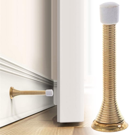 Wall Protection Spring Door Stopper, Single Piece Household Door Stop Hardware