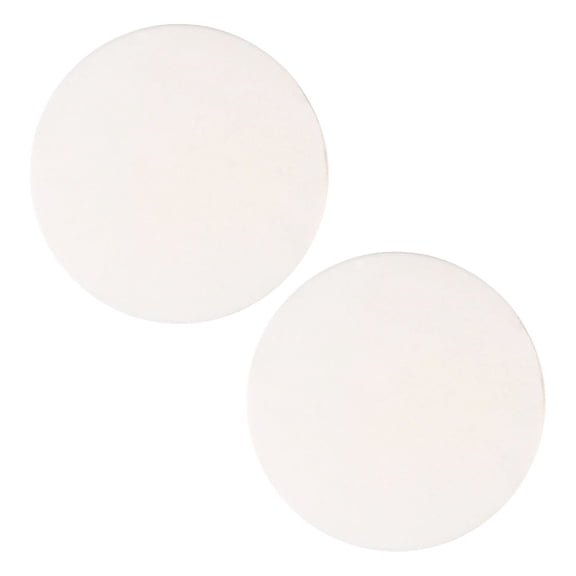 Wall Protector for Door Knobs, 2 Inch Self-Adhesive Door Stopper Guards, Shock Absorbent Door Handle Stopper, Quiet Rubber Bumpers for Wall Protection, Anti-Collision Pad, 2 Pack,White