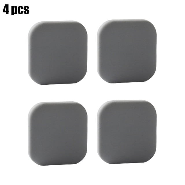 Self-Adhesive Rubber Wall Protector - Door Handle Buffer Bumper Guard Stopper, 50mm Diameter
