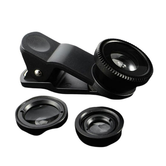 Phone Lens Generic Camera for Smartphone Wide Angle Fisheye Lens and Clip V D7A1