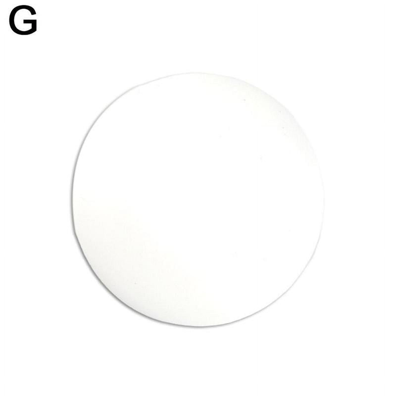 Self-Adhesive Rubber Wall Protector - Door Handle Buffer Bumper Guard Stopper, 50mm Diameter