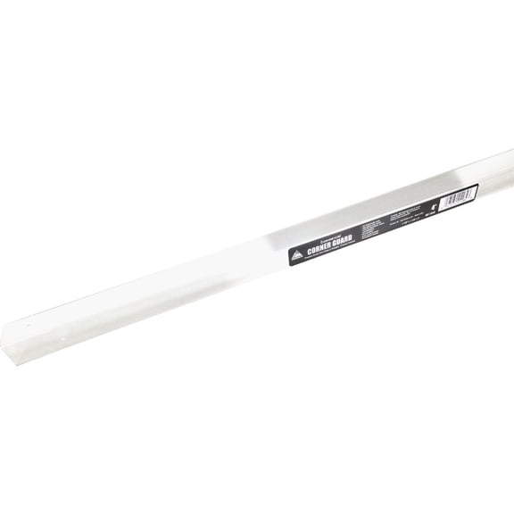 Wall Protex Nail On Corner Guard 4118 - L-Shaped, Smooth, Easy Installation - 1-1/2"x1-1/2"x48", Clear