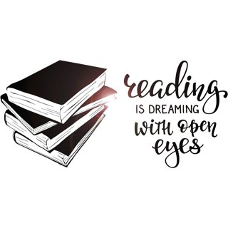 Vinyl Wall Decal Reading Room Books Shop Quote Library Stickers