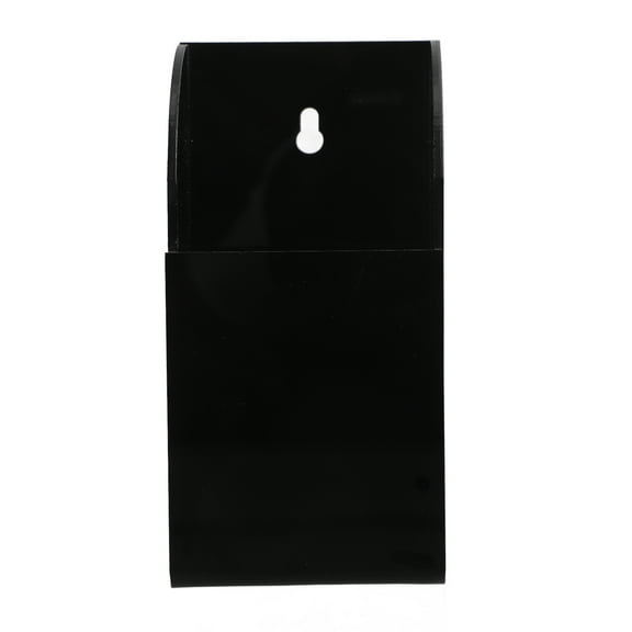 KHBUAB Wall Mounted Black Acrylic Remote Organizer with Easy Installation for Game Disc and Home Use