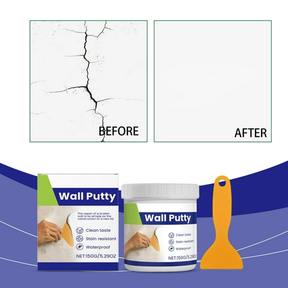 Wall Repair Kit,Drywall Repair kit,Wall Mending Agent Putty with Scraper,Plaster Wall Repair Paste for Wall Crack/Nail Hole/Graffiti,Wall Surface