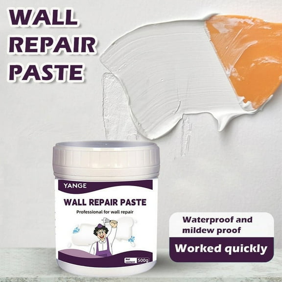 Wall Repair Kit, Plasterboard Repair Kit Wall Patch, Easy Use High Coverage Scraper Included for Indoor Wall Cracks Holes
