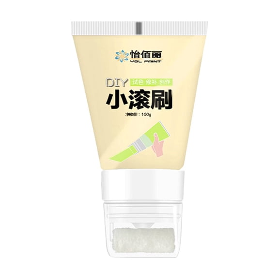 Wall Repair Paint Under $5! Yannianjz Wall Repair Paint with Small Roller Brush, Graffiti Cover Repair Paint for Wall, Environmentally Friendly Wall Patch Paste, Easy Apply Repair Kit