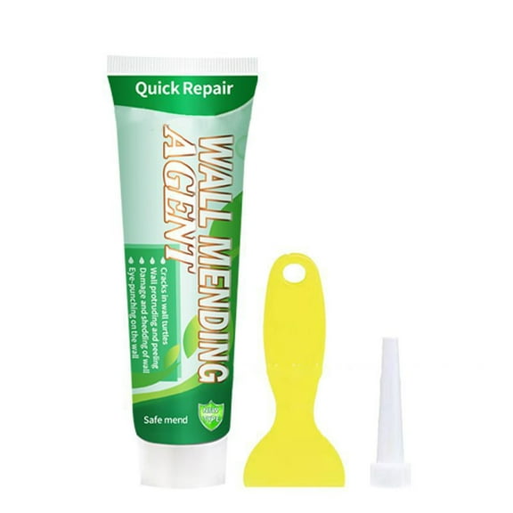 Wall Repair Paste-Drywall Repair Kit, Spackle Wall Repair Patch Kit with Scraper, Wall Mending Agent Large Hole Drywall Patch, Easy to Fill Holes in Home Wall and Quick Repair Crack