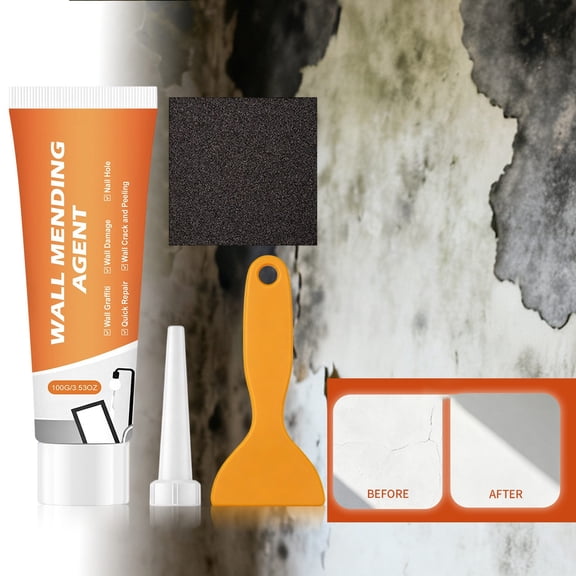 Wall Repair Paste,Drywall Repair Kit,Wall Patch Repair Kit,Wall Patching Agent,Wall Repair Paste Tube,Simple Filling of Wall Holes & Efficient Crack Repair,Plaster Wall Repair Kit