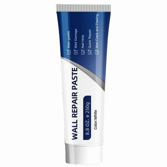 Wall Repair Paste Kit 250g - Strong Adhesion, Fast Drying, Perfect for Filling Holes, Cracks, and Damaged Surfaces with Complete Repair Tools Included