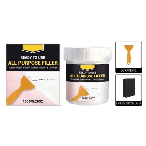 Wall Repair Paste Kit, Multi-Functional Drying Wall Mending Agent, Patch Repair Kit for Holes Cracks, Wall Restoration Paste for Home Repair, Easy Use Wall