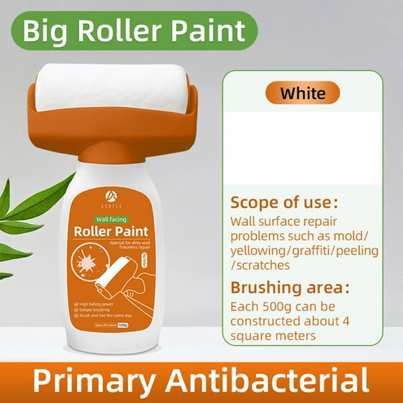 Wall Repair Roller under $5! Yrmaups Small Roller Wall Patching Brush, All-in-One Paint Repair Tool for DIY Home Repair, Covers Stains Scuffs Dirty Marks, Easy to Use and Clean