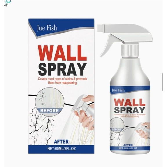 Wall Repair Spray Paint 60ml for Quick Fix Drywall Ceiling Patch White Acrylic Paint Coverage Renovation DIY Small Hole and Stain Repair Easy Application No Brush Needed