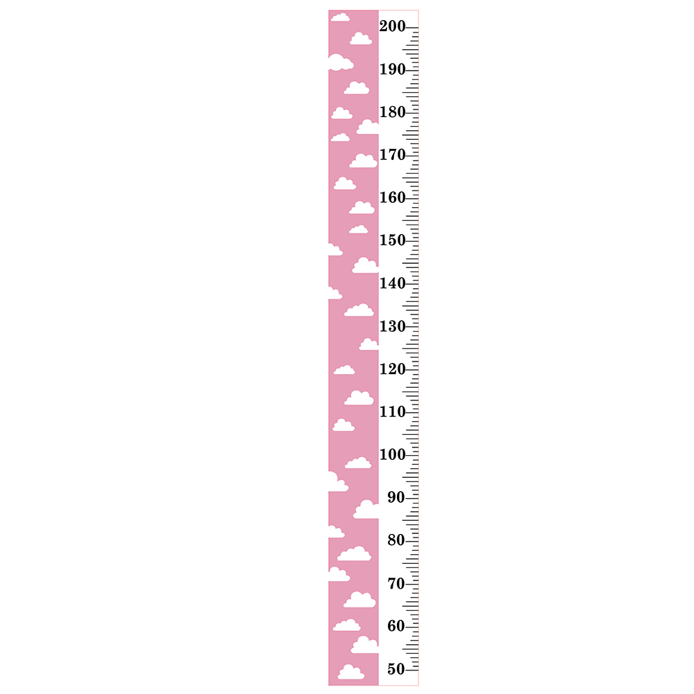 Wall Ruler Growth Chart Height Growth Chart Wood and Canvas Baby Growth