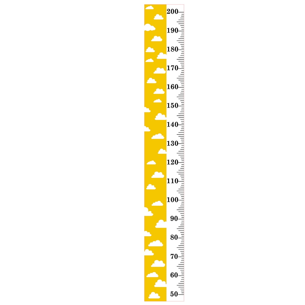 Wall Ruler Growth Chart Height Growth Chart Wood and Canvas Baby Growth