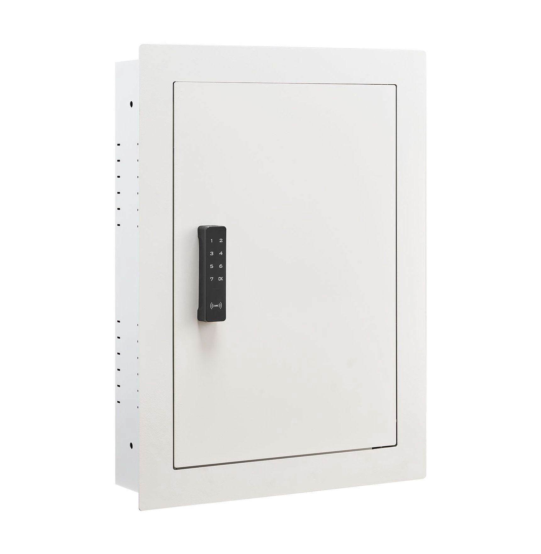 Wall Safe 0.83 sq ft Hidden Safe with Password & Key, In-Wall Box for Money Jewelry Passport