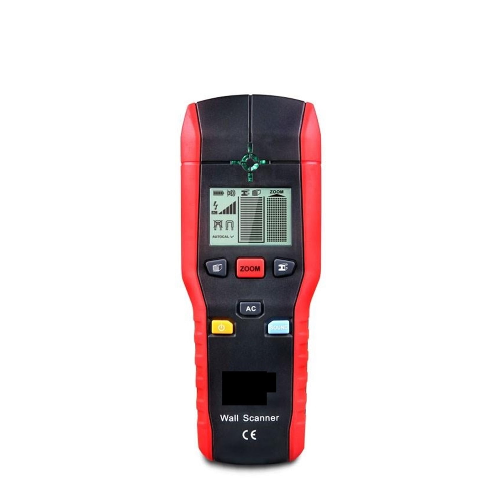 Wall Scanner Metal Detector Find Metal Wood Studs AC Voltage Live Wire Detect Electric Box Finder Buzze LED Flash ,Portable