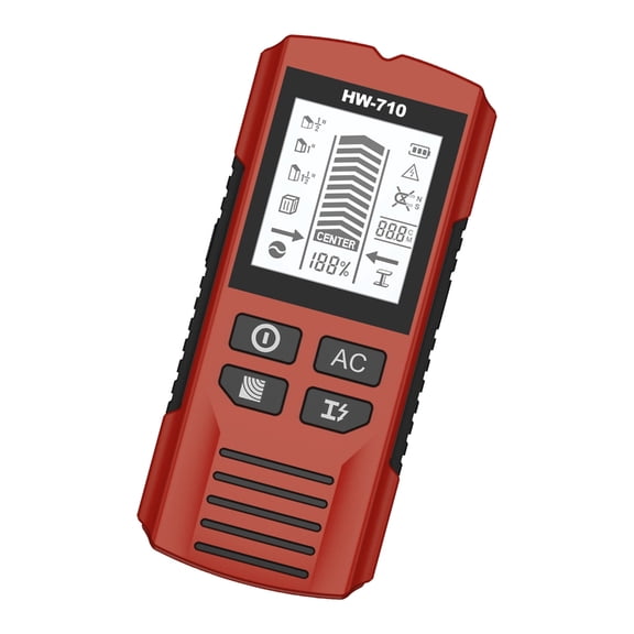 Wall Scanners Studs Finders Electronic Measuring Instrument Ergonomic Grip Scanners LCD Screen for Detecting Metal & Wi