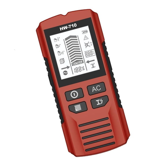 Wall Scanners Studs Finders Electronic Measuring Instrument Ergonomic Grip Scanners LCD Screen for Detecting Metal & Wi