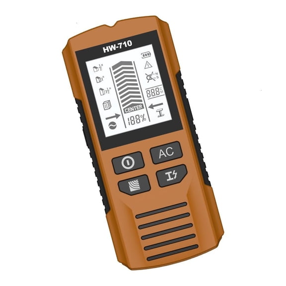 Wall Scanners Studs Finders Electronic Measuring Instrument Ergonomic Grip Scanners LCD Screen for Detecting Metal & Wi