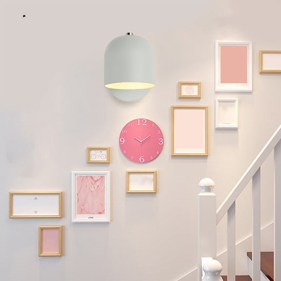 Wall Sconce Bedside Lamp, LED Iron Bedlight, Space-Saving Wall-Mount Install, Decorative Fixture for Bedroom Headboard Study Room Entryway Hotel, 7.87 x 5.91 x 4.72 in
