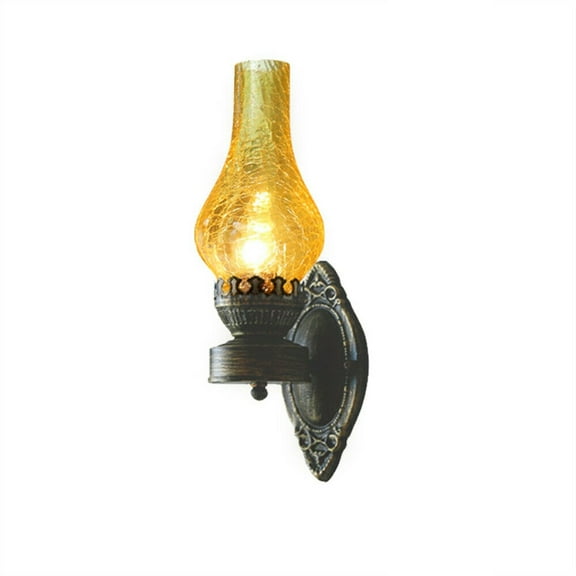 Wall Sconce Light Retro Antique Vintage Rustic Lantern Lamp Fixture