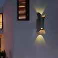 thumbnail image 1 of Wall Sconce Lighting Aluminum Fixture Lamps Waterproof Modern Wall Lights for Corridor Home Hallway Living Room - Blk 6W, 1 of 8