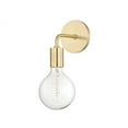 thumbnail image 1 of -Wall Sconce in Style-4.75 inches Wide By 11 inches High-Aged Brass Finish Bailey Street Home 735-Bel-2692754, 1 of 10