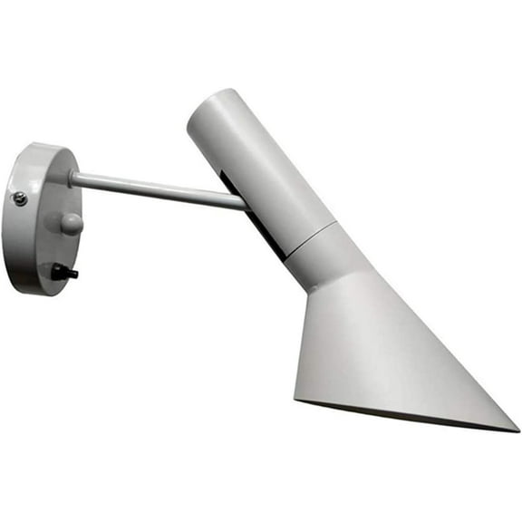 Wall Sconces AJ Wall Light fixtures Minimalist Nordic Modern White 1 Light Wall Lamp Adjustable Angle Head Wall Mounted Light Lamp Fixtures for Living Room Barn Aisle Corridor Porch Bar