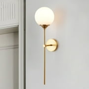Wall Sconces Globe Wall Light Fixture Bedside Light for Bedroom，Living room