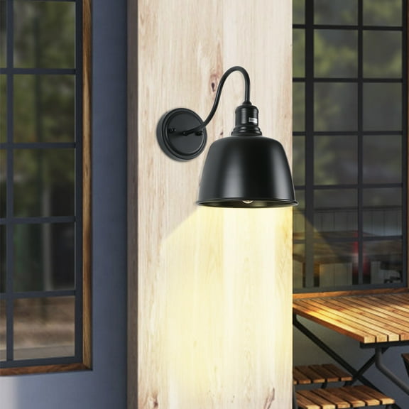 Wall Sconces Lighting Fixture Set of 2, Bedside Wall Mounted Reading Lamp with On-Off Switch for Industrial Bedroom, Bathroom Hallway Living Room