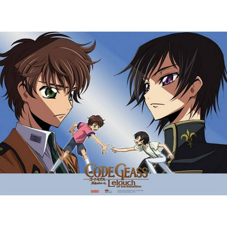 Wall Scroll - Code Geass - New Lelouch & Suzaku Anime Fabric Art