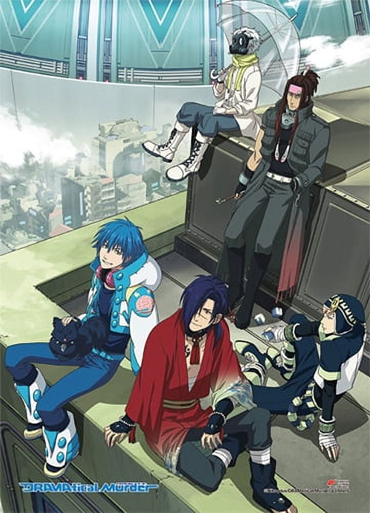 Wall Scroll - DRAMAtical Murder - Group Rooftop Wall Art