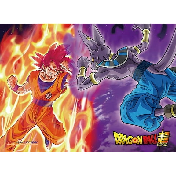 Wall Scroll - Dragon Ball Super - SSGSS Goku Vs. Beerus ge86757
