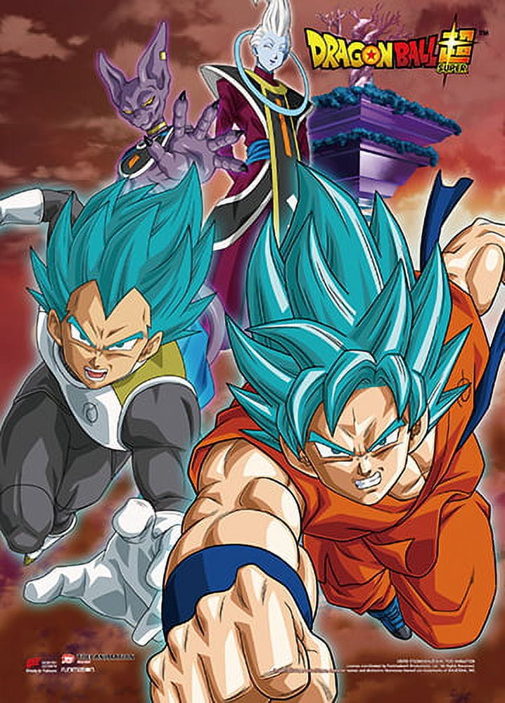 Wall Scroll - Dragon Ball Super - Super Saiyan Blue Training