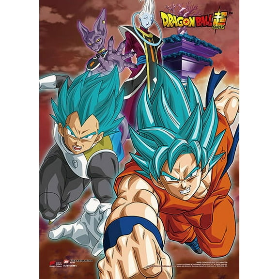 Wall Scroll - Dragon Ball Super - Super Saiyan Blue Training ge86761
