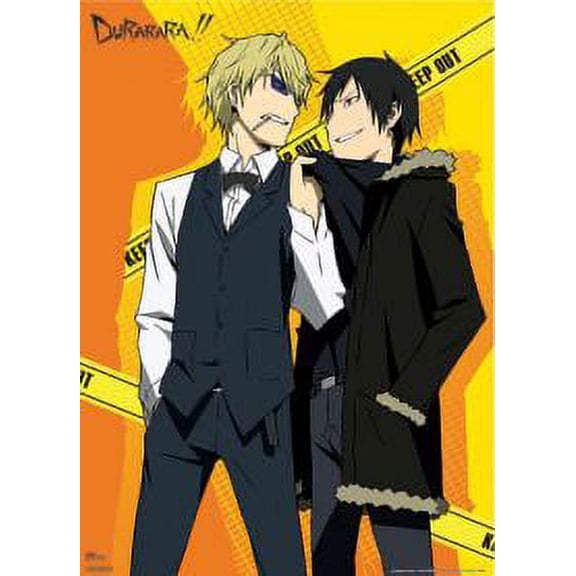 Wall Scroll - Durarara - New Izaya+Shizou Anime Gifts Toys Fabric Art ge5853