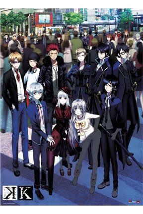 Wall Scroll - K Project - New Group Anime Art Licensed ge60173