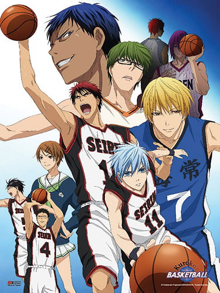 V6342 Kuroko no Basuke Team Characters Basket Anime Decor WALL