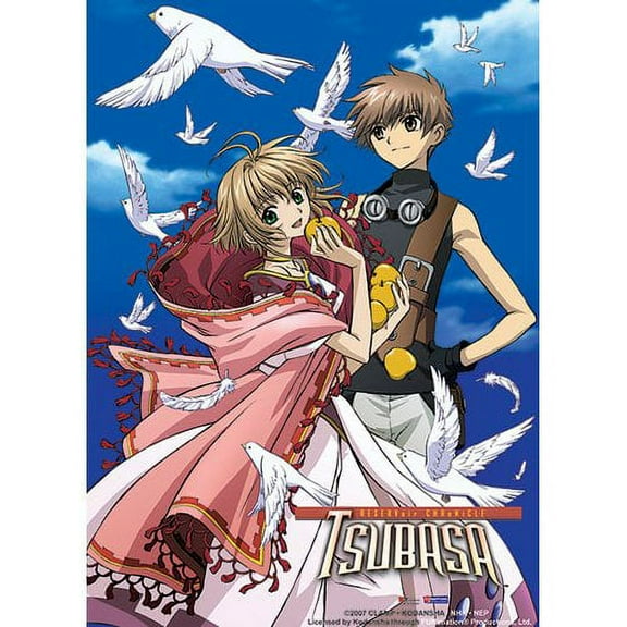 Wall Scroll - Tsubasa - Syaoran & SakuraAnime Fabric Art Licensed ge9818