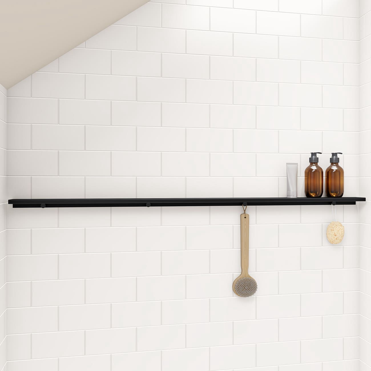 Wall Shelf 57 Inch White