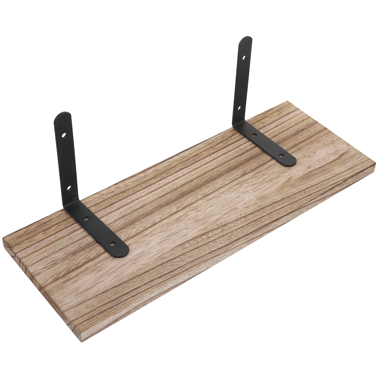 ORDDIART Wall Holder Shelf Carbonized Paulownia Wood Bathroom 1 Set 15 ...